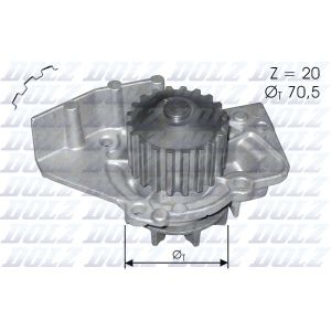 Pompa del refrigerante DOLZ C120