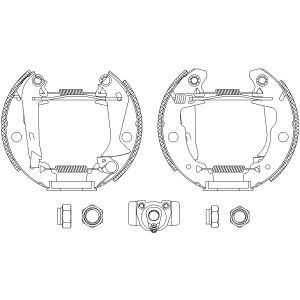 Bremsbackensatz TEXTAR 84029400