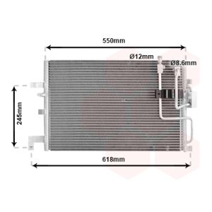 Condenseur (climatisation) VAN WEZEL 47005048