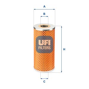 Filtro hidráulico, direção UFI 25.401.00
