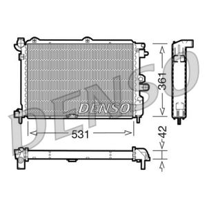 Arrefecedor do motor DENSO DRM20025