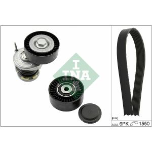 Cinto com várias nervuras (6PK1019)  INA 529 0586 10