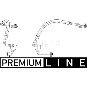 Niederdruckleitung, Klimaanlage BEHR   MAHLE AP 124 000P