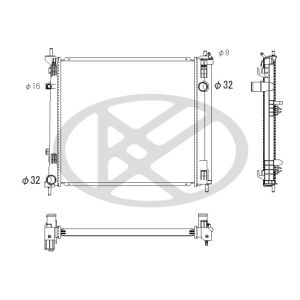 Raffreddatore motore KOYORAD PL023651