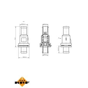 Termostato, refrigerante NRF 725166