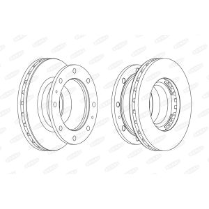 Bromsskiva BERAL BCR239A