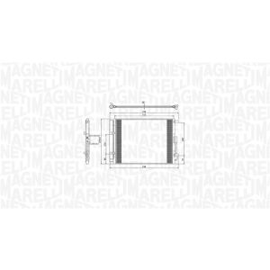 Kondensator, Klimaanlage MAGNETI MARELLI 350203809000