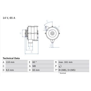 Alternator BOSCH 0 986 034 230