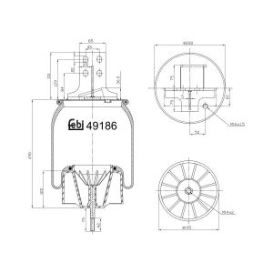 Luftfederbalg FEBI BILSTEIN 49186