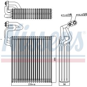 Verdamper, airconditioner NISSENS 92214