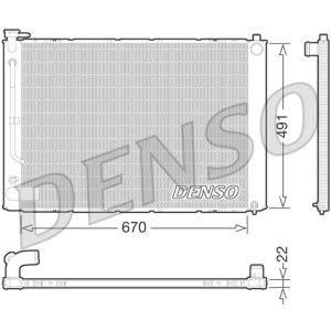 Arrefecedor do motor DENSO DRM51011