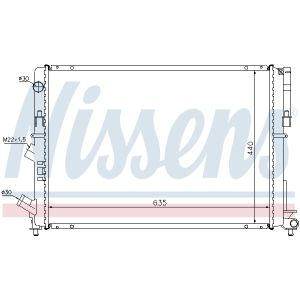 Kühler, Motorkühlung NISSENS 63838