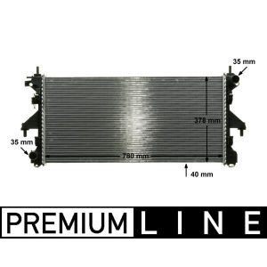 Arrefecedor do motor MAHLE CR 887 000P