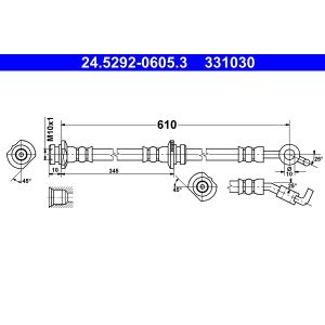 Bromsslang ATE 24.5292-0605.3