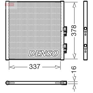 Condensador, ar condicionado DENSO DCN02051
