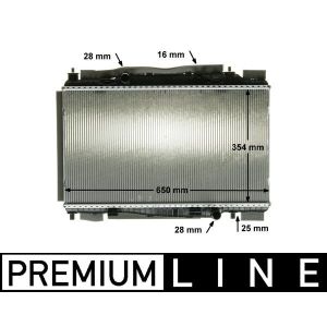 Arrefecedor do motor MAHLE CR 88 000P