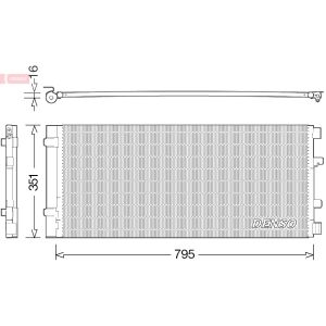 Condenseur (climatisation) DENSO DCN23037