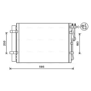A/C-kondensor AVA COOLING KA5198D
