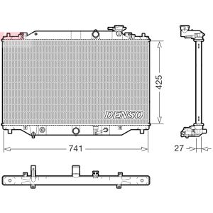 Arrefecedor do motor DENSO DRM44051