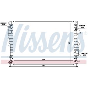 Arrefecedor do motor AVA COOLING AU2357