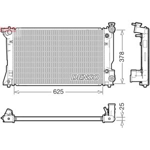 Arrefecedor do motor DENSO DRM50145