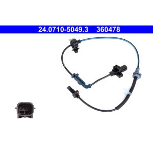 Sensor do ABS traseiro, direito ATE 24.0710-5049.3