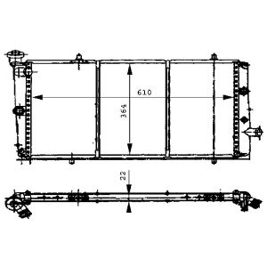 Arrefecedor do motor MAHLE CR 444 000S