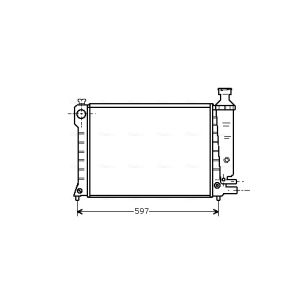 Arrefecedor do motor AVA COOLING CN2036