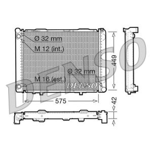Radiador de motor DENSO DRM17069