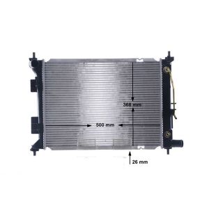 Arrefecedor do motor MAHLE CR 2102 000S