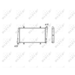 Radiator, motorkoeling NRF 53483