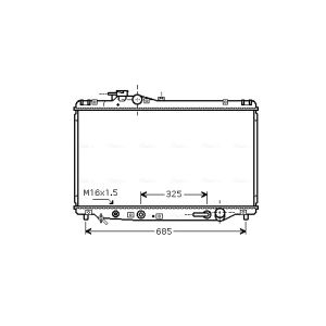 Radiador AVA COOLING TO2346 AVA