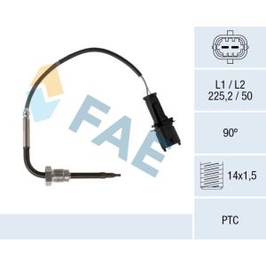 Abgastemperatursensor FAE 68091
