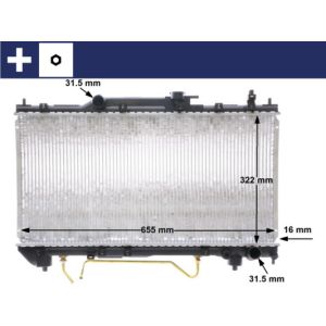 Arrefecedor do motor MAHLE CR 1519 000S