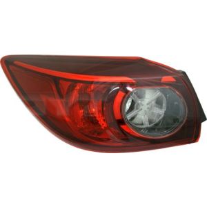 Luz traseira, direita (24V, vermelho) TYC 11-14096-05-2 Esquerda