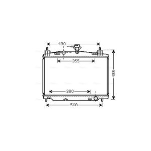 Arrefecedor do motor AVA COOLING MZ2213
