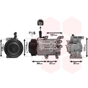 Compressor, ar condicionado VAN WEZEL 8300K223