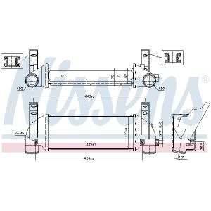 Intercooler NISSENS 96219