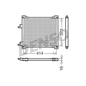 Kondensator, Klimaanlage DENSO DCN10015