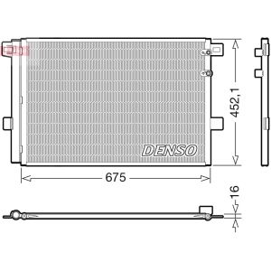 A/C-kondensor DENSO DCN32065