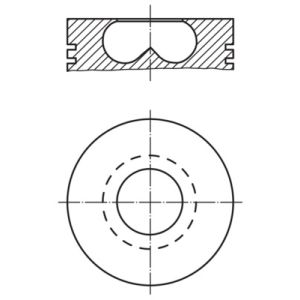 Pistón MAHLE 008 35 00