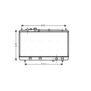 Arrefecedor do motor AVA COOLING MZ2173