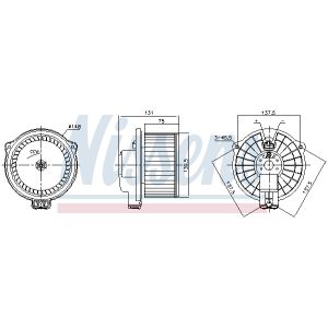 Ventilatore interno NISSENS 87717