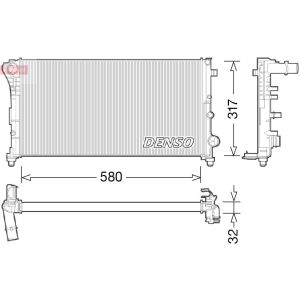 Arrefecedor do motor DENSO DRM09089
