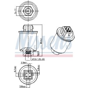 Pressostato, condizionatore d'aria ** PRIMO MONDO ** NISSENS 301035