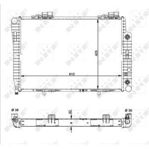 Kühler, Motorkühlung NRF 51281