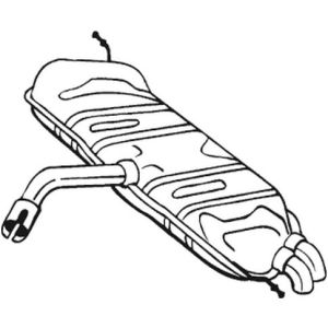 Endschalldämpfer BOSAL 233-177