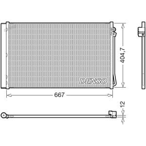 Condensador, aire acondicionado DENSO DCN17062