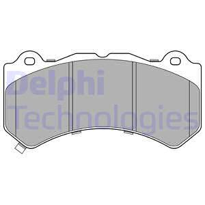 Bremsbelagsatz DELPHI LP3154, Vorne