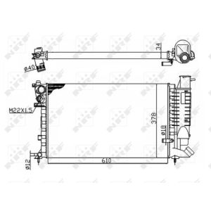 Radiator, motorkoeling NRF 50475